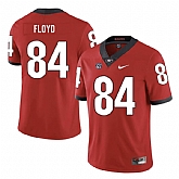 Georgia Bulldogs 84 Leonard Floyd Red Nike College Football Jersey Dzhi,baseball caps,new era cap wholesale,wholesale hats